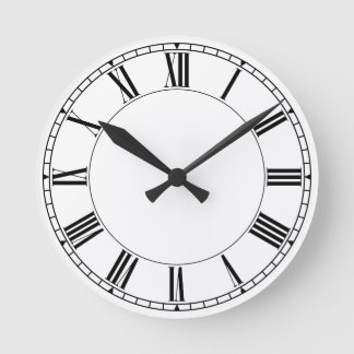 Reloj Redondo Mediano Estilo de sombreado 02