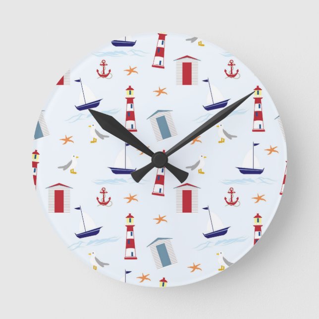 Reloj Redondo Mediano estrella (Anverso)