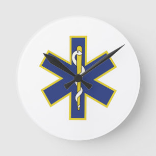 Reloj Redondo Mediano Estrella de la vida