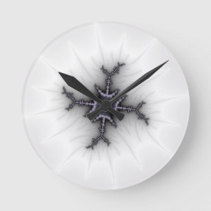 Reloj Redondo Mediano Estrella de Neutron - Arte fractal