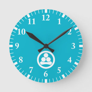 Reloj Redondo Mediano Estrella de Watanabe en círculo