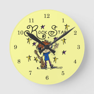 Reloj Redondo Mediano Estrella ropeadora de Redhead Boy