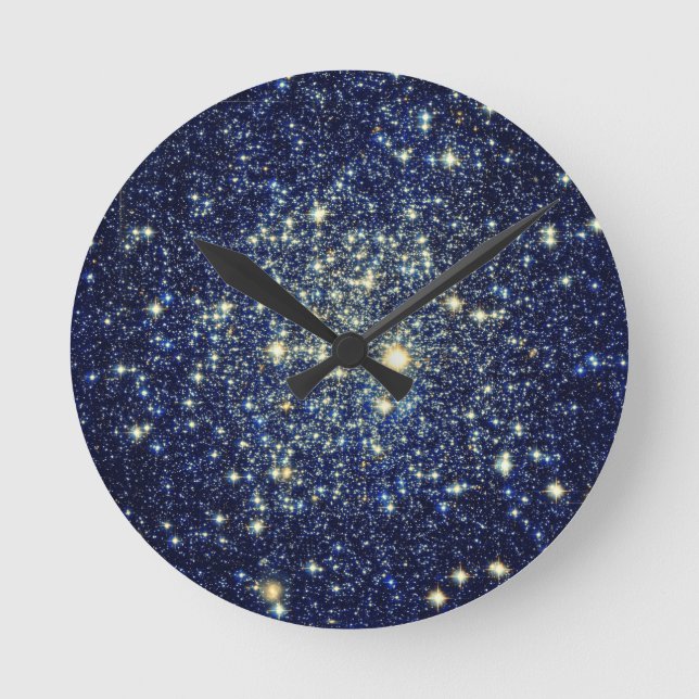 Reloj Redondo Mediano Estrellas (Anverso)