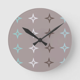 Reloj Redondo Mediano Estrellas