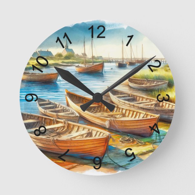 Reloj Redondo Mediano Estuario Clock (Anverso)