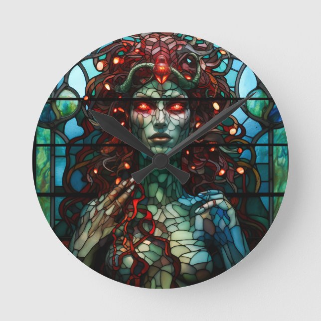 Reloj Redondo Mediano estuche iPhone / iPad (Anverso)