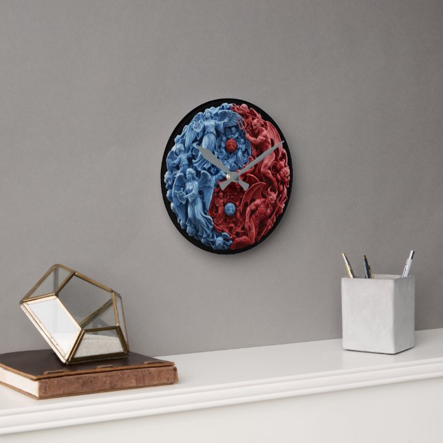Reloj Redondo Mediano Eternal Duality Wall Clock (Oficina)