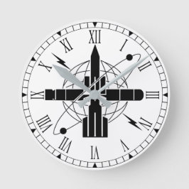 Reloj Redondo Mediano Etiqueta de rama ET