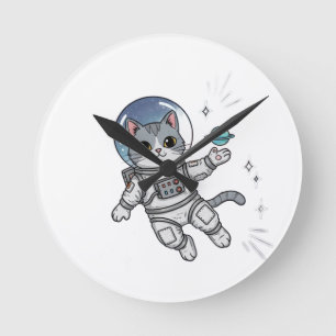 Reloj Redondo Mediano Explorador Astro-Gato