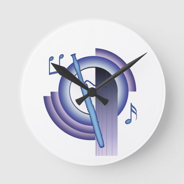 Reloj Redondo Mediano Fagot Deco2 (Anverso)
