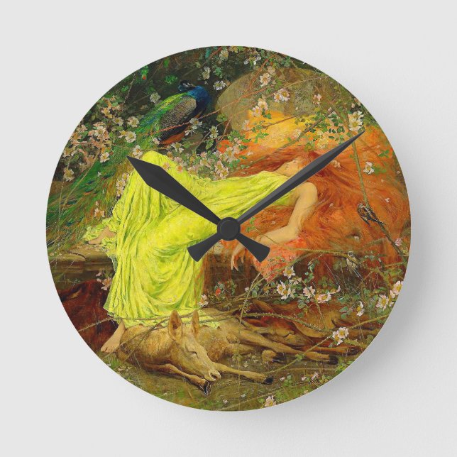 Reloj Redondo Mediano Fairy Tale Arthur Wardle (Anverso)