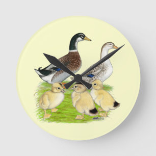 Reloj Redondo Mediano Familia Silver Appleyard