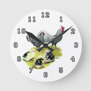Reloj Redondo Mediano Familia Spangled Hamburg