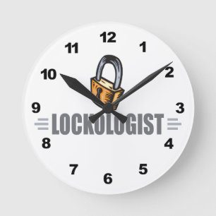 Reloj Redondo Mediano Famoso Locksmith