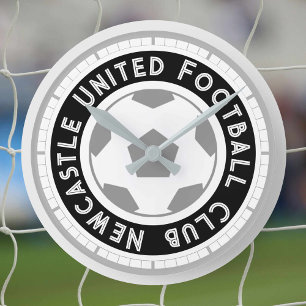 Reloj Redondo Mediano Fanático o hincha de fútbol. Club de Fútbol