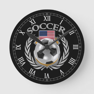 Reloj Redondo Mediano Fanático USA Soccer 2016