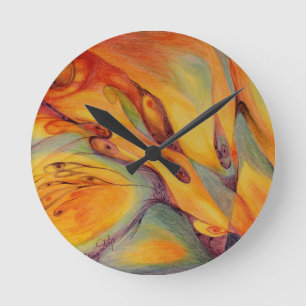 Reloj Redondo Mediano Fantasía