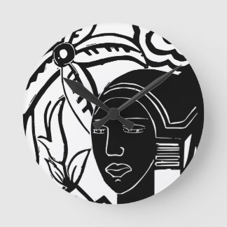 Reloj Redondo Mediano Fantasía africana