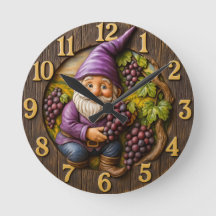 Fantasia de cosecha de gnomo amante de las uvas