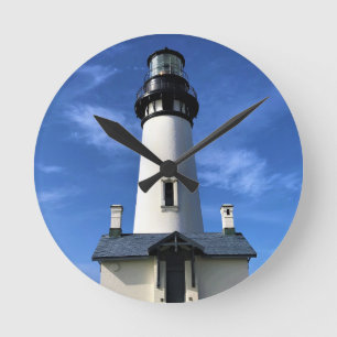 Reloj Redondo Mediano Faro de Yaquina Head, Newport, Oregón