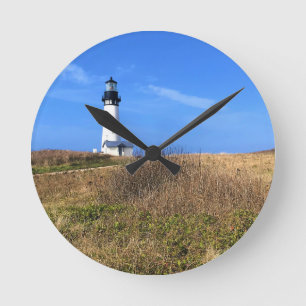 Reloj Redondo Mediano Faro Yaquina Head, Newport, Oregón