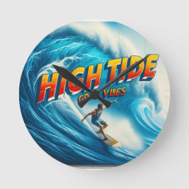 Reloj Redondo Mediano Faux Wrapped Canvas Print