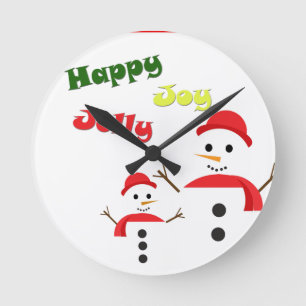 Reloj Redondo Mediano Feliz alegría