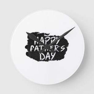 Reloj Redondo Mediano Feliz Día del Padre