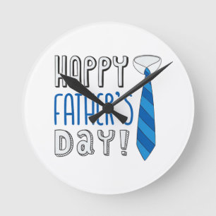 Reloj Redondo Mediano Feliz Día del Padre