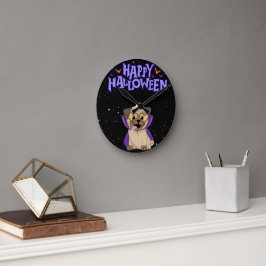 Reloj Redondo Mediano Feliz Halloween