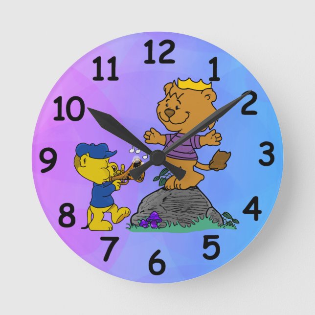 Reloj Redondo Mediano Ferald and Kingston (Anverso)