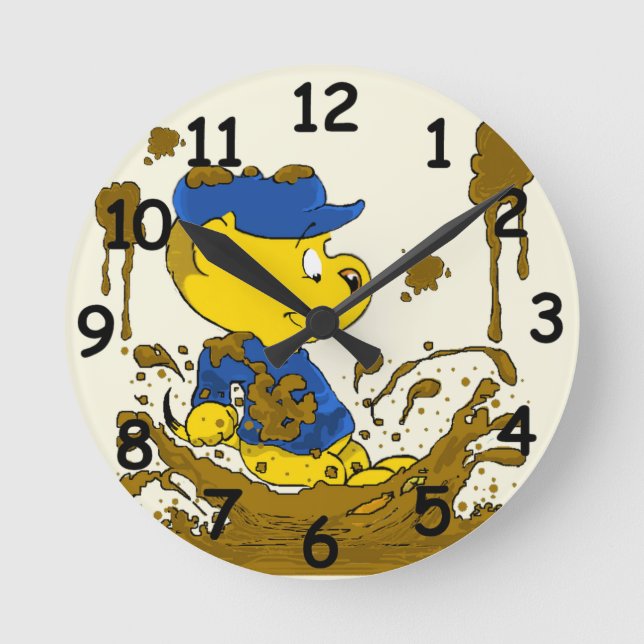 Reloj Redondo Mediano Ferald's Muddy  (Anverso)