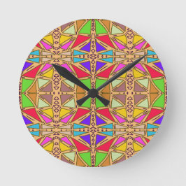 Reloj Redondo Mediano Feria de la Renaissance Escudos Medievales Espadas