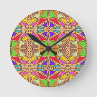 Reloj Redondo Mediano Feria de la Renaissance Escudos Medievales Espadas
