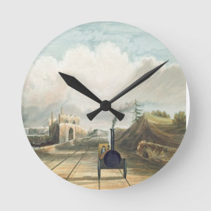 Reloj Redondo Mediano Ferrocarril de Dublín y de Kingstown: De la