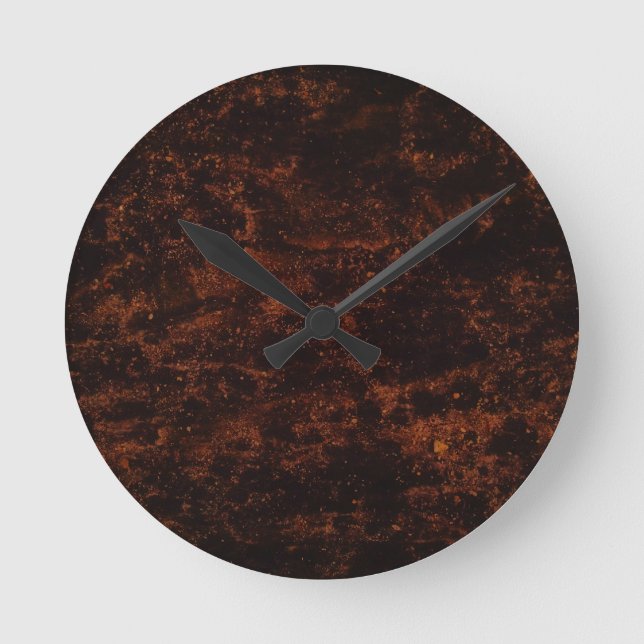 Reloj Redondo Mediano Fiery Lava (Anverso)