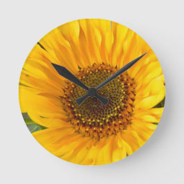 Reloj Redondo Mediano Fiery Sunflower