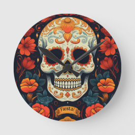 Reloj Redondo Mediano ¡Fiesta! Fiesta de México