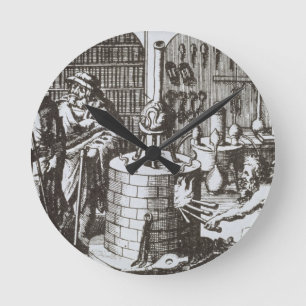 Reloj Redondo Mediano Filósofos herméticos y alquimista, de 'Muse