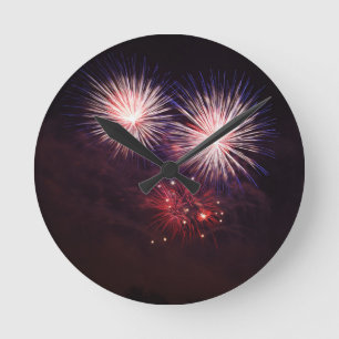Reloj Redondo Mediano Fireworks
