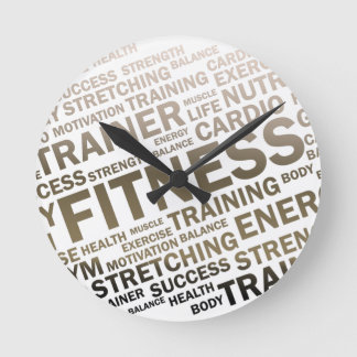 Reloj Redondo Mediano Fitness Center/Personal Trainer Wall Clock
