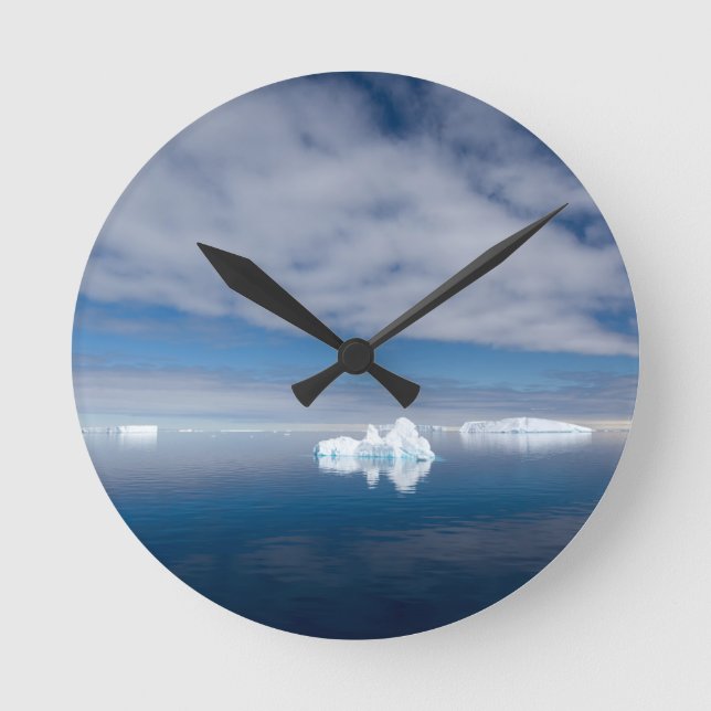 Reloj Redondo Mediano Floating ice in Antarctica (Anverso)
