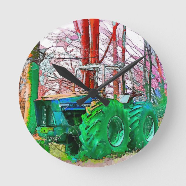 RELOJ REDONDO MEDIANO FLORACIÓN HECHA (Anverso)