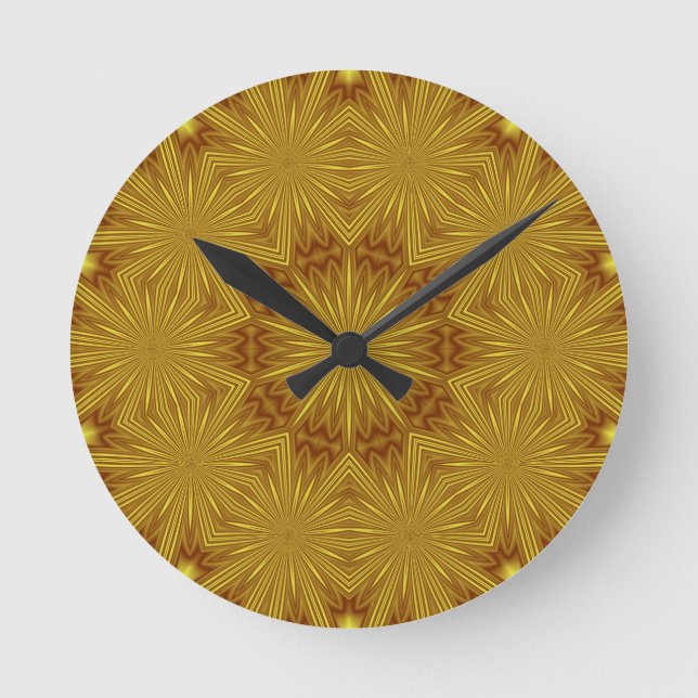 Reloj Redondo Mediano Flores en el paraíso (Anverso)