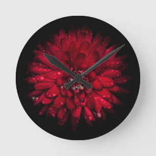 Reloj Redondo Mediano Flores traseras n.o 45 en color