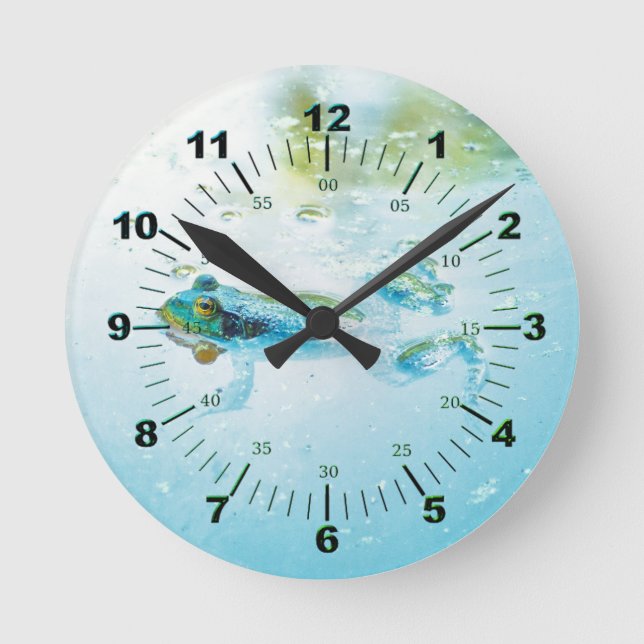 Reloj Redondo Mediano Flotación (Anverso)