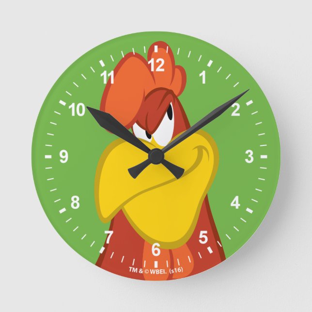 Reloj Redondo Mediano Foghorn Leghorn | Estrella maliciosa (Anverso)