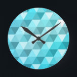 Reloj Redondo Mediano Fondo abstracto hecho de patrón de mosaico<br><div class="desc">Resumen de fondo hecho de mosaico patrón © y ® Bigstock® - Todos los derechos reservados.</div>