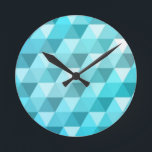 Reloj Redondo Mediano Fondo abstracto hecho de patrón de mosaico<br><div class="desc">Resumen de fondo hecho de mosaico patrón © y ® Bigstock® - Todos los derechos reservados.</div>