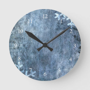 Reloj Redondo Mediano Fondo de roca gruesa